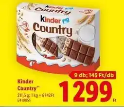 Lidl Kinder Country ajánlat