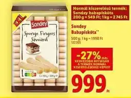 Lidl SONDEY Babapiskóta ajánlat
