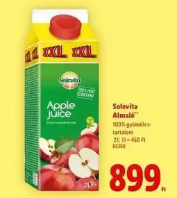 Lidl SOLEVITA Almalé ajánlat