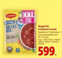 Lidl Maggi XXL 6 tányéros levesek ajánlat