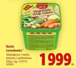 Lidl KANIA Leveskocka ajánlat