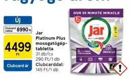 Tesco Jar Platinum Plus mosogatógép-tabletta ajánlat