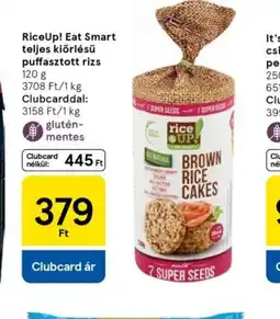 Tesco RiceUp! Eat Smart puffasztott rizs ajánlat