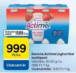 Tesco Danone Actimel joghurtital multipack ajánlat