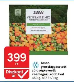 Tesco Tesco gyorsfagyasztott zöldségkeverék csemegekukoricával ajánlat