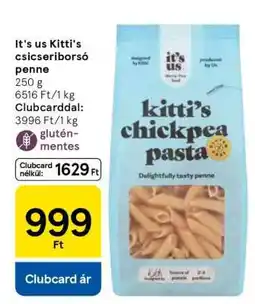 Tesco It's us Kitti's csicseriborsó penne ajánlat