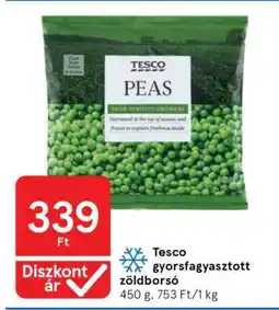 Tesco Tesco gyorsfagyasztott zöldborsó ajánlat