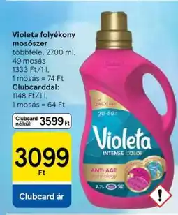 Tesco Violeta folyékony mosószer ajánlat
