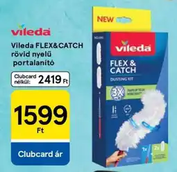 Tesco Vileda FLEX&CATCH rövid nyelű portalanító ajánlat