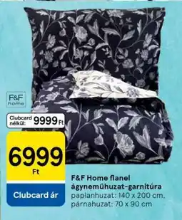 Tesco F&F Home flanel ágyneműhuzat-garnitúra ajánlat