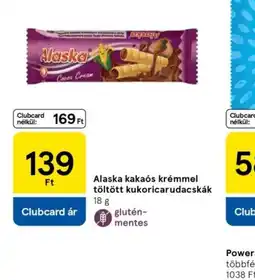 Tesco Alaska kakas kukoricarudacskák ajánlat
