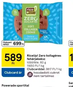Tesco RiceUp! Zero kollagénes fehérjekeksz ajánlat