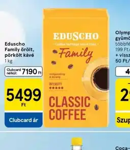 Tesco Eduscho Family őrölt kávé ajánlat