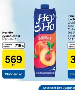 Tesco Hey-Ho gyümölcsital ajánlat