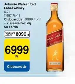 Tesco Johnnie Walker Red Label whisky ajánlat