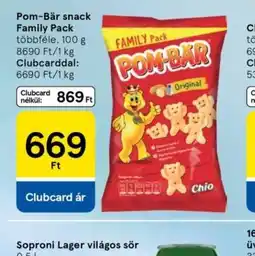 Tesco Pom-B 6915 Ft/1 kg Clubcarddal:r snack ajánlat
