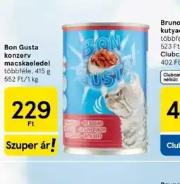 Tesco Bon Gusta konzerv macskaeledel ajánlat