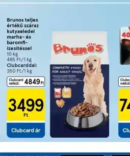 Tesco Brunos száraz kutyaeledel ajánlat