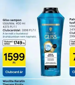 Tesco Gliss sampon ajánlat