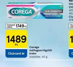 Tesco COREGÁ műfogsorrögzítő krém ajánlat