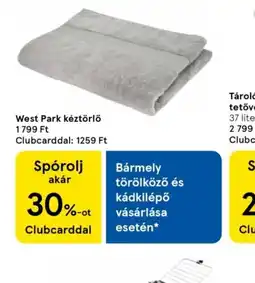 Tesco West Park kéztörlő ajánlat