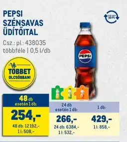Metro Pepsi szénsavas üdítőital ajánlat