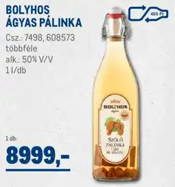 Metro Bolyhos ágyas pálinka ajánlat