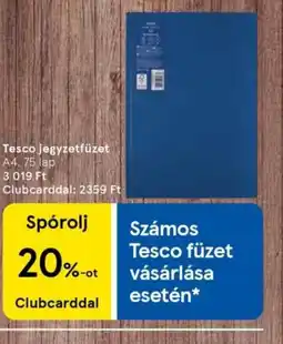 Tesco Tesco jegyzetfüzet ajánlat