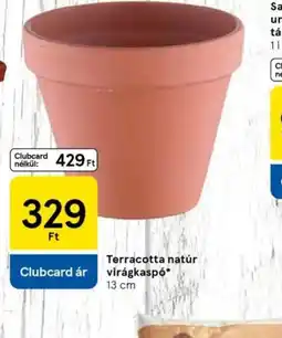 Tesco Terracotta natúr virágkasp ajánlat