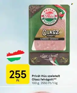 Tesco Privát Hús Olasz felvágott ajánlat