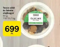Tesco Tesco zöld és fekete olajbogy ajánlat
