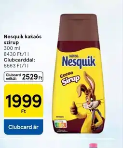 Tesco Nesquik kakas szirup ajánlat
