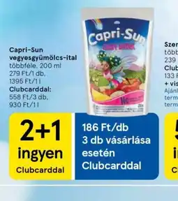 Tesco Capri-Sun vegyesgyümölcs-ital ajánlat