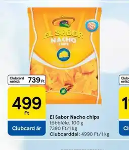 Tesco EL SABOR Nacho chips ajánlat