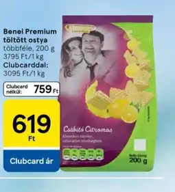 Tesco Benei Premium töltött ostya ajánlat