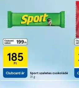 Tesco Sport szeletes csokoládé ajánlat