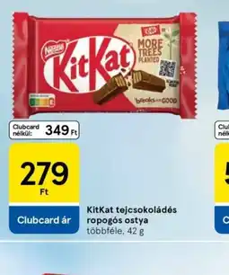 Tesco KitKat tejcsokoládés ostya ajánlat