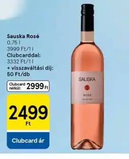 Tesco Sauska Rosé ajánlat