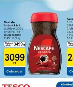 Tesco Nescafe Instant kávé ajánlat