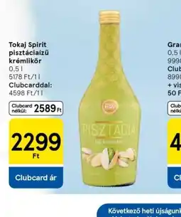 Tesco Tokaj Spirit krémlikőr ajánlat