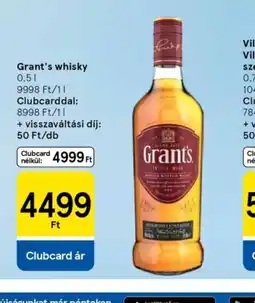 Tesco Grant's whisky ajánlat