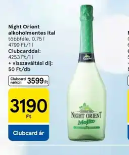 Tesco Night Orient alkoholmentes ital ajánlat