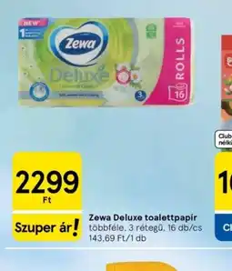 Tesco Zewa Deluxe toalettpapír ajánlat