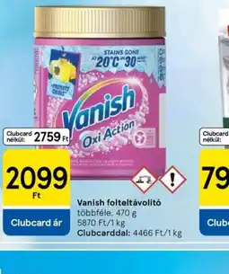 Tesco Vanish folteltávolít ajánlat