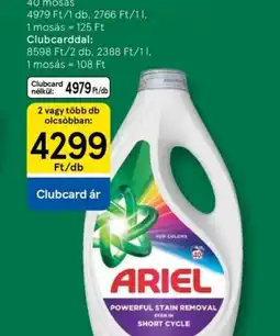Tesco ARIEL folyékony mosszer ajánlat