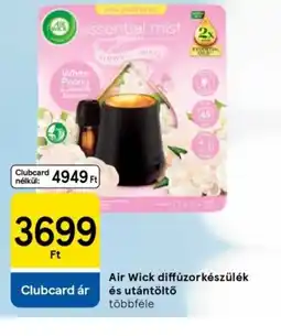 Tesco Air Wick diffúzorkészülék ajánlat