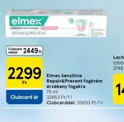 Tesco Elmex Sensitive Repair&Prevent fogkrém ajánlat