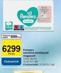 Tesco Pampers Sensitive törlőkendő ajánlat