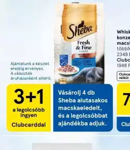 Tesco Sheba macskaeledel ajánlat