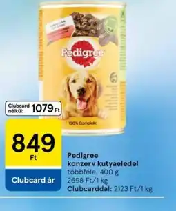 Tesco Pedigree konzerv kutyaeledel ajánlat